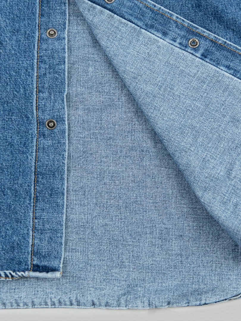 3sixteen Crosscut Western Stonewashed Denim Shirt NEW ARRIVALS 21 3sixteen Crosscut Western Stonewashed Denim Shirt NEW ARRIVALS