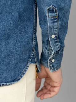 3sixteen Crosscut Western Stonewashed Denim Shirt NEW ARRIVALS 30 3sixteen Crosscut Western Stonewashed Denim Shirt NEW ARRIVALS