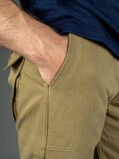 3sixteen Fatigue Pants HBT Herringbone Twill Coyote