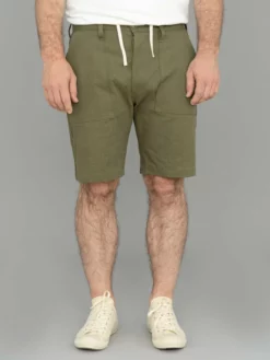 3sixteen Fatigue Shorts HBT Herringbone Twill Washed Olive NEW ARRIVALS