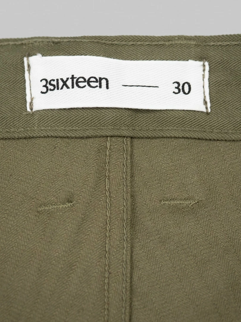 3sixteen Fatigue Shorts HBT Herringbone Twill Washed Olive NEW ARRIVALS 20 3sixteen Fatigue Shorts HBT Herringbone Twill Washed Olive NEW ARRIVALS