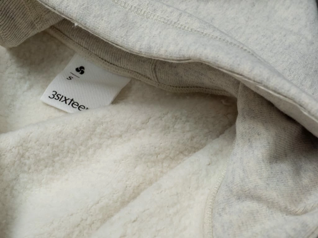 3sixteen Heavyweight Zip Hoody Oatmeal 17 3sixteen Heavyweight Zip Hoody Oatmeal