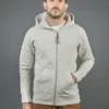 3sixteen Heavyweight Zip Hoody Oatmeal 2 3sixteen Heavyweight Zip Hoody Oatmeal