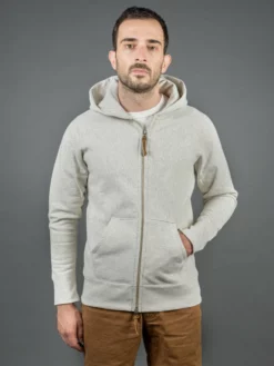 3sixteen Heavyweight Zip Hoody Oatmeal