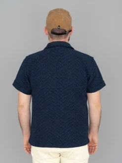 3sixteen Vacation Shirt Overdye Jacquard Black NEW ARRIVALS