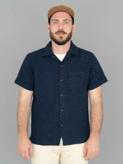 3sixteen Vacation Shirt Overdye Jacquard Black NEW ARRIVALS