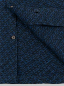 3sixteen Vacation Shirt Overdye Jacquard Black NEW ARRIVALS