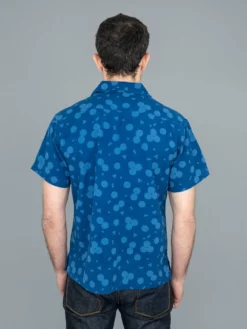3sixteen Leisure Shirt Indigo Discharge NEW ARRIVALS