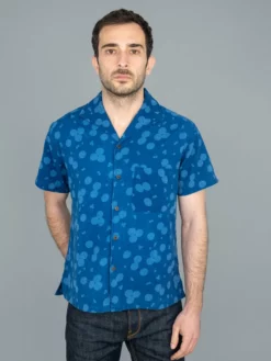 3sixteen Leisure Shirt Indigo Discharge NEW ARRIVALS