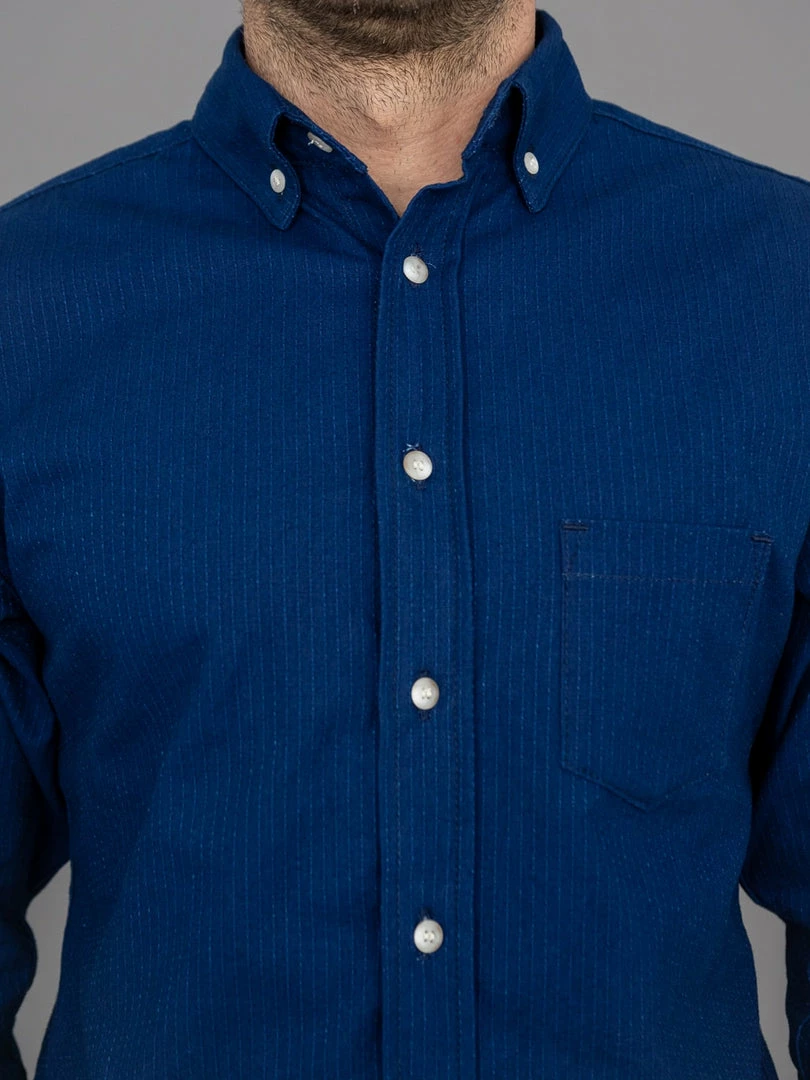 3sixteen Long Sleeve Button Down Indigo Sashiko NEW ARRIVALS 6 3sixteen Long Sleeve Button Down Indigo Sashiko NEW ARRIVALS