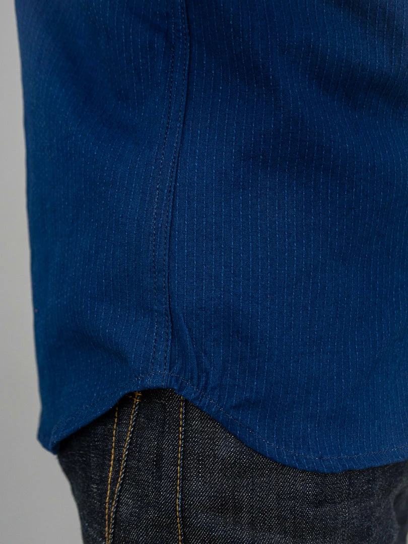 3sixteen Long Sleeve Button Down Indigo Sashiko NEW ARRIVALS 8 3sixteen Long Sleeve Button Down Indigo Sashiko NEW ARRIVALS