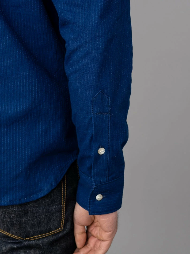 3sixteen Long Sleeve Button Down Indigo Sashiko NEW ARRIVALS 9 3sixteen Long Sleeve Button Down Indigo Sashiko NEW ARRIVALS