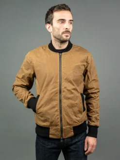 3sixteen Stadium Jacket Waxed Canvas Tan
