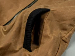 3sixteen Stadium Jacket Waxed Canvas Tan