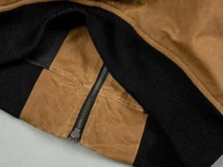 3sixteen Stadium Jacket Waxed Canvas Tan