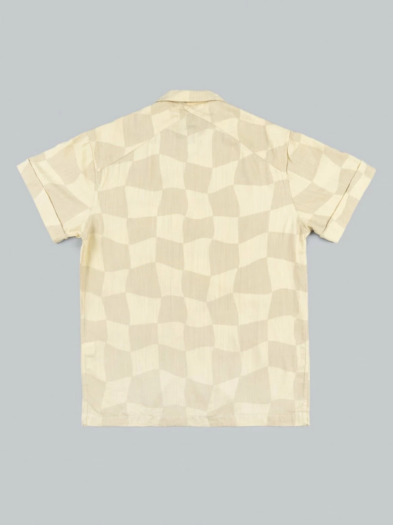 3sixteen Vacation Drunk Chess Shirt Tan/Natural 9 3sixteen Vacation Drunk Chess Shirt Tan/Natural