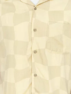 3sixteen Vacation Drunk Chess Shirt Tan/Natural 25 3sixteen Vacation Drunk Chess Shirt Tan/Natural