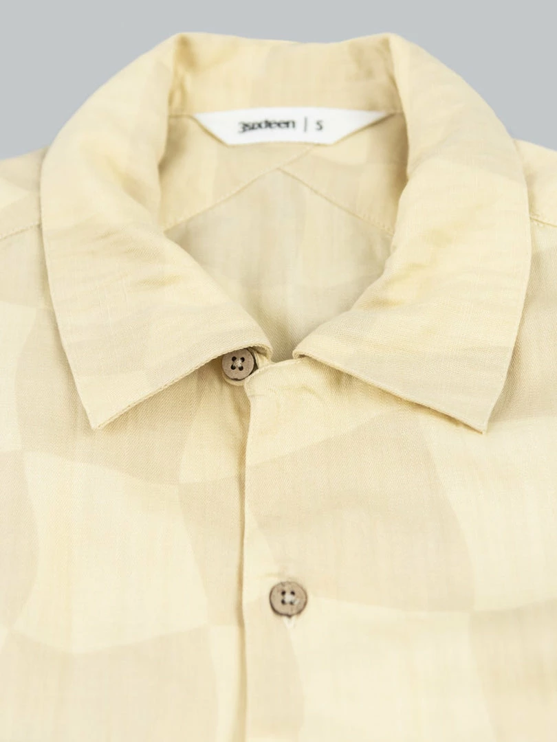 3sixteen Vacation Drunk Chess Shirt Tan/Natural 10 3sixteen Vacation Drunk Chess Shirt Tan/Natural