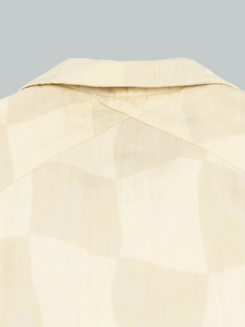 3sixteen Vacation Drunk Chess Shirt Tan/Natural 12 3sixteen Vacation Drunk Chess Shirt Tan/Natural