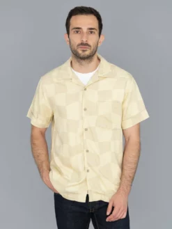 3sixteen Vacation Drunk Chess Shirt Tan/Natural