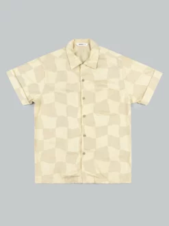 3sixteen Vacation Drunk Chess Shirt Tan/Natural