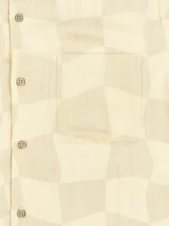 3sixteen Vacation Drunk Chess Shirt Tan/Natural 29 3sixteen Vacation Drunk Chess Shirt Tan/Natural