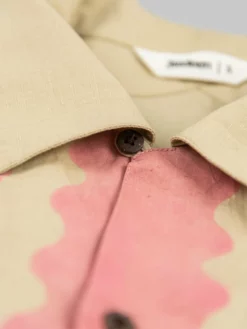 NEW ARRIVALS 3sixteen Vacation Shirt Studio Floral Pink/Natural 42 NEW ARRIVALS 3sixteen Vacation Shirt Studio Floral Pink/Natural