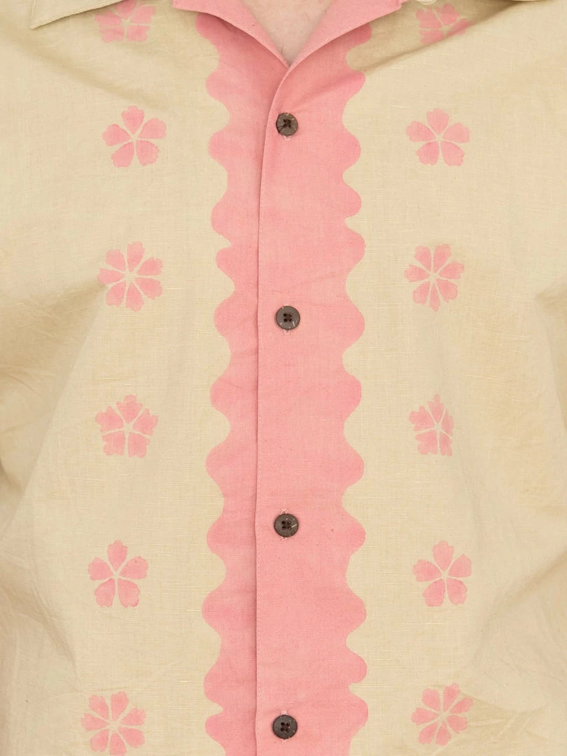 NEW ARRIVALS 3sixteen Vacation Shirt Studio Floral Pink/Natural 7 NEW ARRIVALS 3sixteen Vacation Shirt Studio Floral Pink/Natural