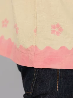 NEW ARRIVALS 3sixteen Vacation Shirt Studio Floral Pink/Natural 30 NEW ARRIVALS 3sixteen Vacation Shirt Studio Floral Pink/Natural