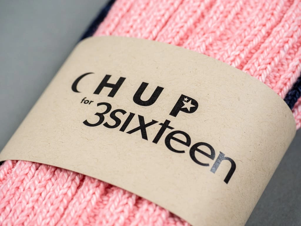 3sixteen X Chup Socks Indigo/Pink 6 3sixteen X Chup Socks Indigo/Pink