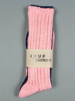 3sixteen X Chup Socks Indigo/Pink