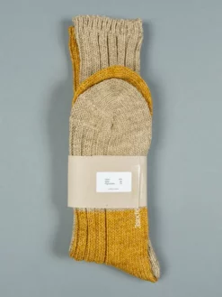 3sixteen X Chup Socks Tan/Mustard