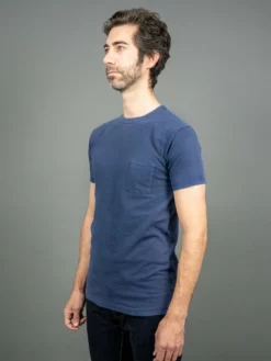 3sixteen Garment Dyed Pocket T-Shirt French Blue