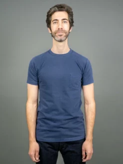 3sixteen Garment Dyed Pocket T-Shirt French Blue