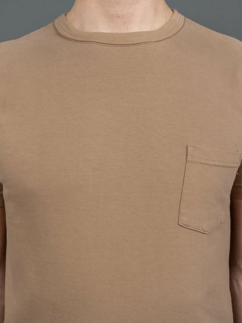 3sixteen Garment Dyed Pocket T-Shirt Sand 6 3sixteen Garment Dyed Pocket T-Shirt Sand