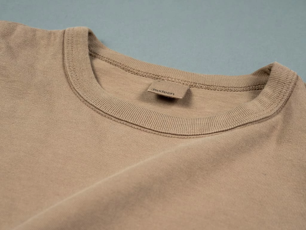 3sixteen Garment Dyed Pocket T-Shirt Sand 10 3sixteen Garment Dyed Pocket T-Shirt Sand