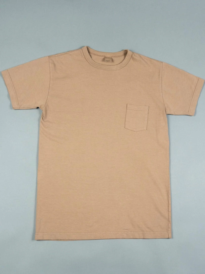 3sixteen Garment Dyed Pocket T-Shirt Sand 8 3sixteen Garment Dyed Pocket T-Shirt Sand