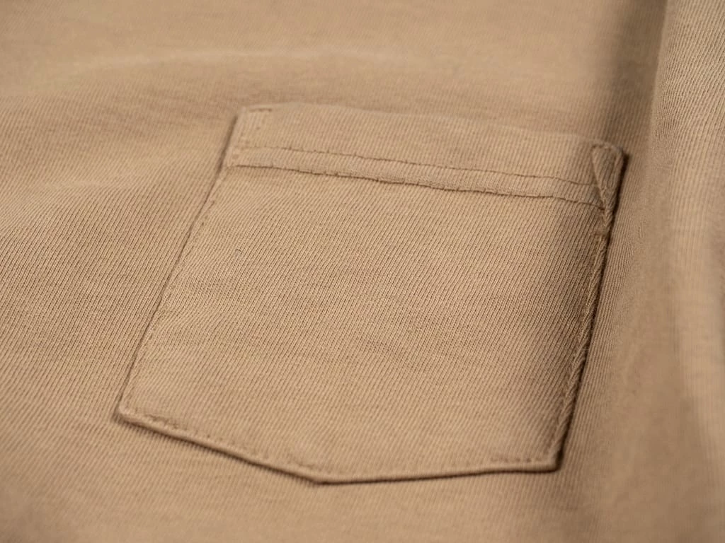 3sixteen Garment Dyed Pocket T-Shirt Sand 16 3sixteen Garment Dyed Pocket T-Shirt Sand