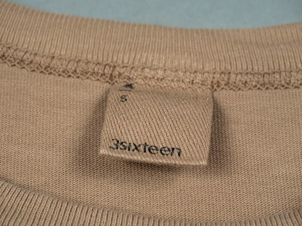 3sixteen Garment Dyed Pocket T-Shirt Sand 22 3sixteen Garment Dyed Pocket T-Shirt Sand