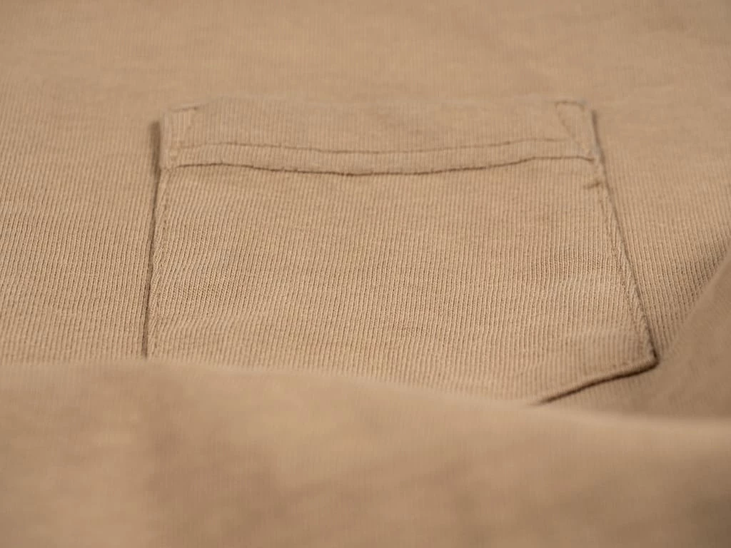 3sixteen Garment Dyed Pocket T-Shirt Sand 21 3sixteen Garment Dyed Pocket T-Shirt Sand