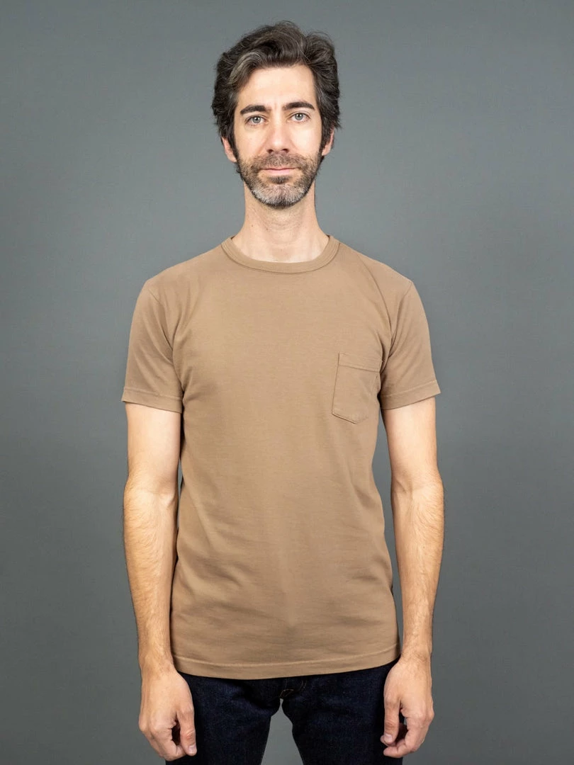3sixteen Garment Dyed Pocket T-Shirt Sand 3 3sixteen Garment Dyed Pocket T-Shirt Sand