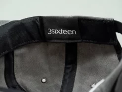 3sixteen Waxed Canvas Baseball Cap Charcoal