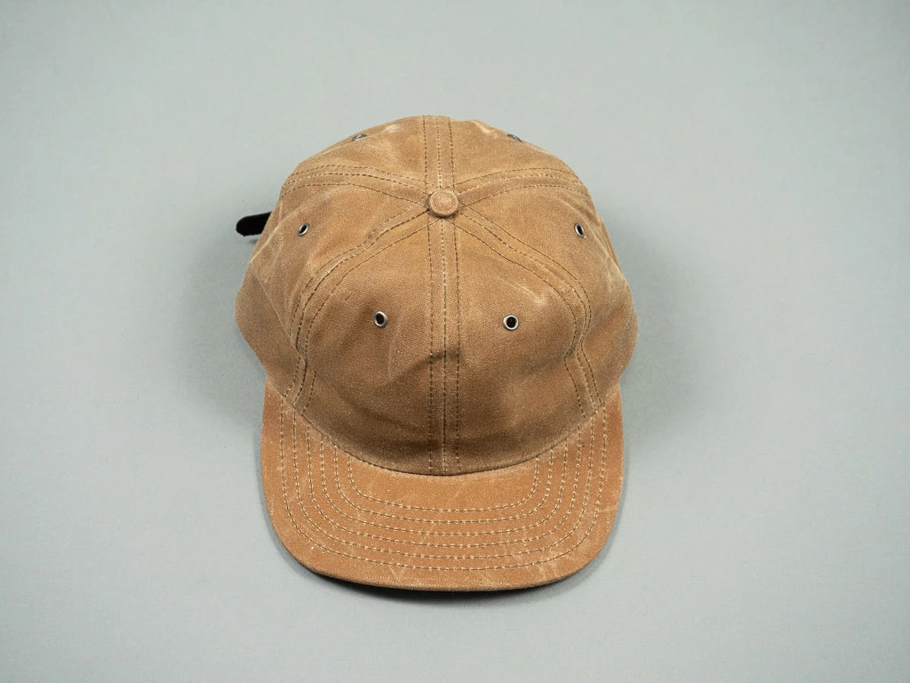 3sixteen Waxed Canvas Baseball Cap Brown 5 3sixteen Waxed Canvas Baseball Cap Brown