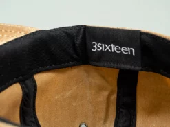 3sixteen Waxed Canvas Baseball Cap Brown 13 3sixteen Waxed Canvas Baseball Cap Brown