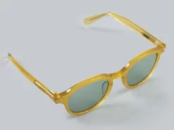 Calee Wellington Type Glasses Yellow/Green