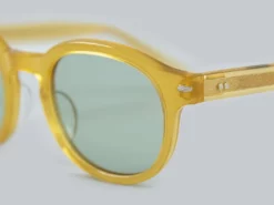 Calee Wellington Type Glasses Yellow/Green