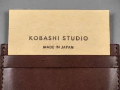 Kobashi Studio Leather Card Sleeve