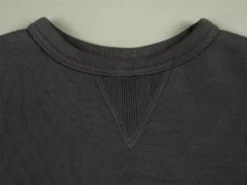 Loop & Weft Tompkins Knit V-Gusset Crewneck Sweatshirt Black 29 Loop & Weft Tompkins Knit V-Gusset Crewneck Sweatshirt Black