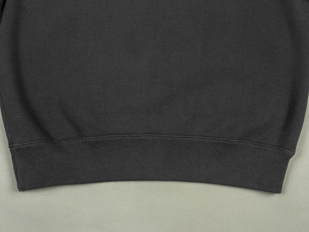 Loop & Weft Tompkins Knit V-Gusset Crewneck Sweatshirt Black 12 Loop & Weft Tompkins Knit V-Gusset Crewneck Sweatshirt Black