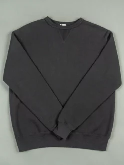 Loop & Weft Tompkins Knit V-Gusset Crewneck Sweatshirt Black 27 Loop & Weft Tompkins Knit V-Gusset Crewneck Sweatshirt Black